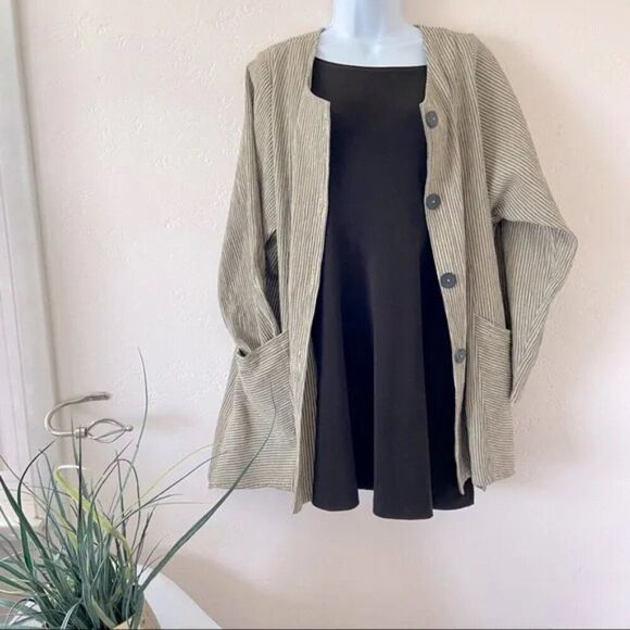 Mill Valley Longline Lagenlook Painter's Shirt L - Picture 6 of 14